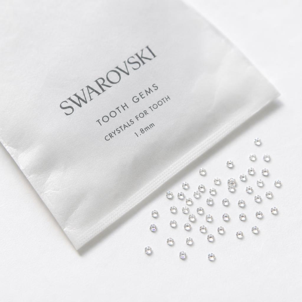 Original Swarovski Tooth Gem Kristalle